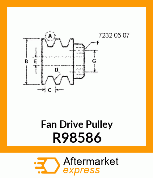 PULLEY,FAN R98586