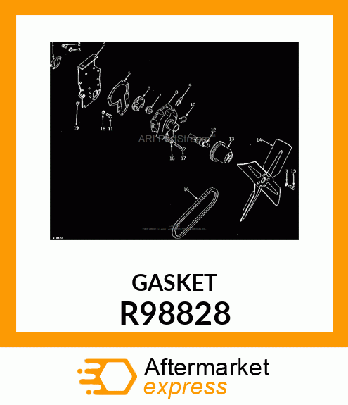 GASKET, WATER PUMP R98828