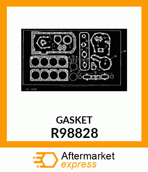 GASKET, WATER PUMP R98828