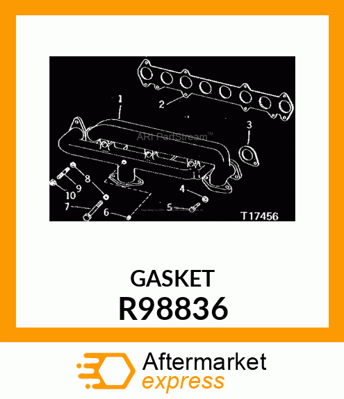 GASKET, ENGINE MANIFOLD R98836