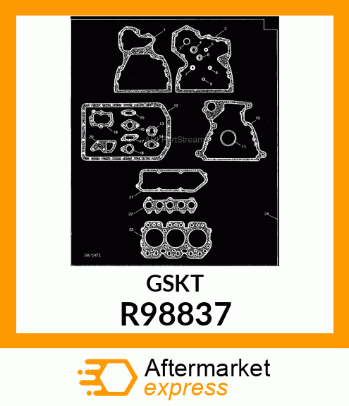 GASKET, EXHAUST MANIFOLD R98837