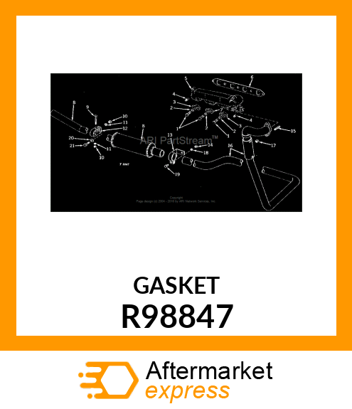 GASKET, EXHAUST MANIFOLD R98847