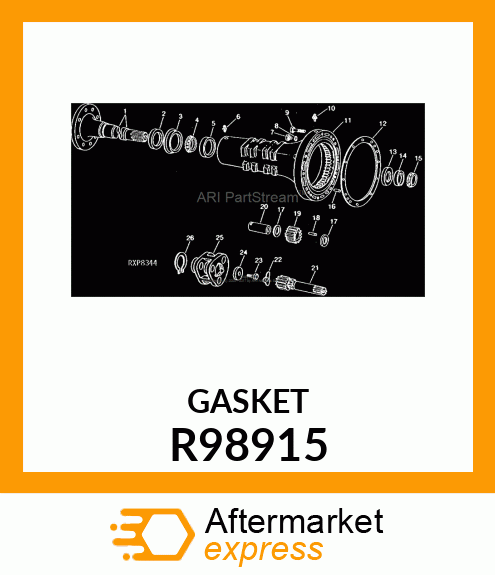 GASKET, REAR AXLE HOUSING R98915