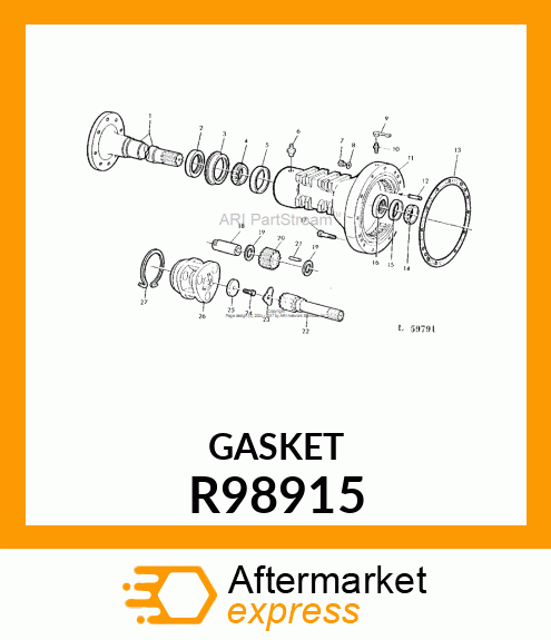 GASKET, REAR AXLE HOUSING R98915