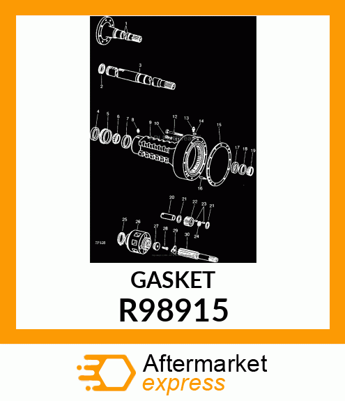 GASKET, REAR AXLE HOUSING R98915