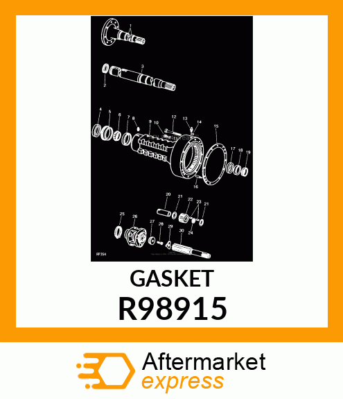 GASKET, REAR AXLE HOUSING R98915