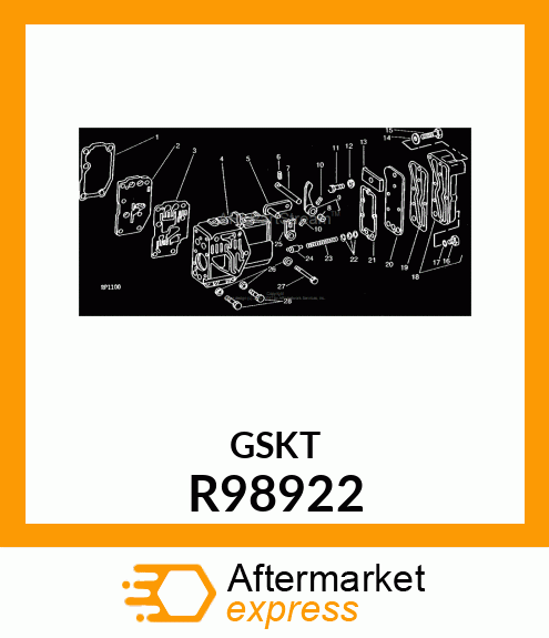 GASKET,CLUTCH CONTROL VALVE HSG R98922