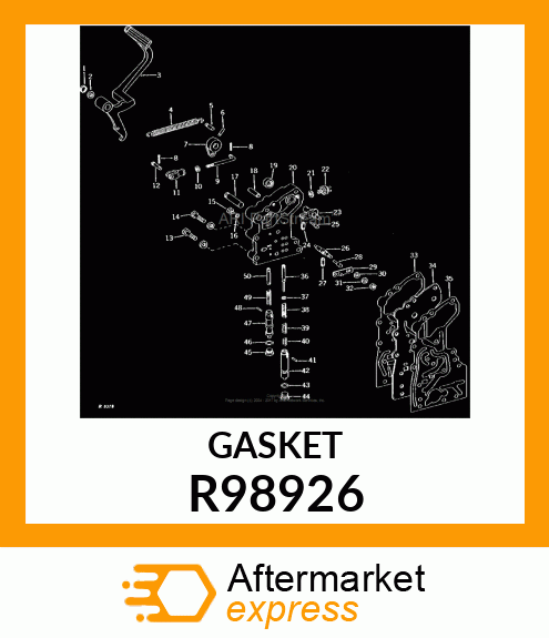 GASKET, CLUTCH VALVE HOUSING R98926