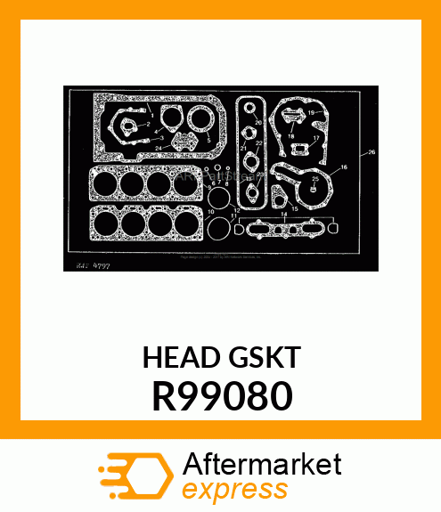 GASKET, CYLINDER HEAD R99080