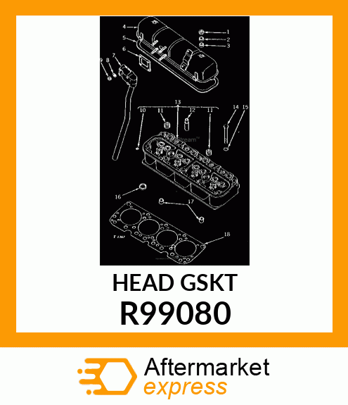 GASKET, CYLINDER HEAD R99080