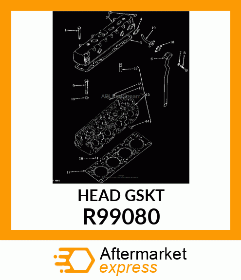 GASKET, CYLINDER HEAD R99080