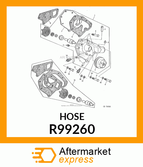 RADIATOR HOSE R99260