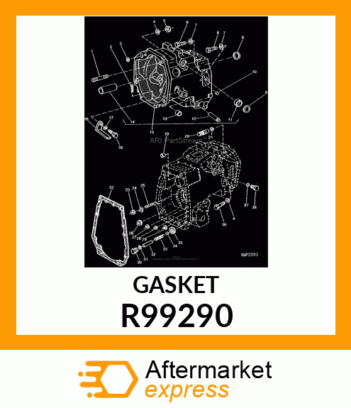 GASKET, CLUTCH HSG. TO TRANS. CASE R99290