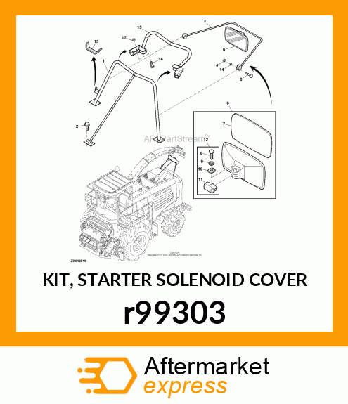 KIT, STARTER SOLENOID COVER r99303