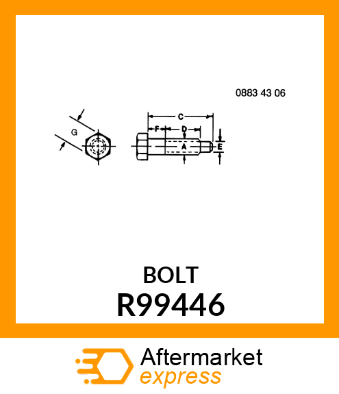 SCREW, SPECIAL CAP R99446