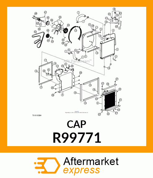 CAP, COOLANT TANK R99771