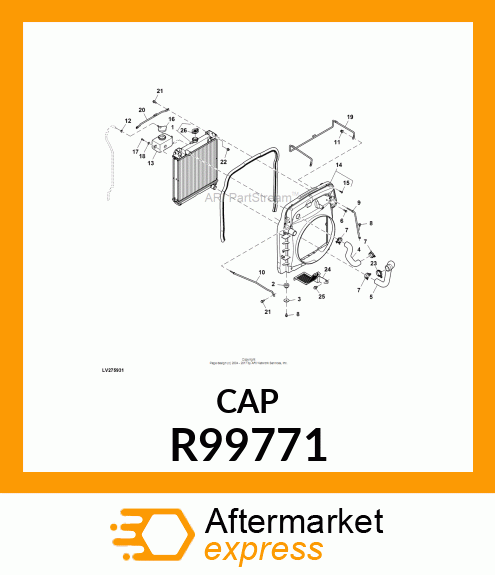 CAP, COOLANT TANK R99771