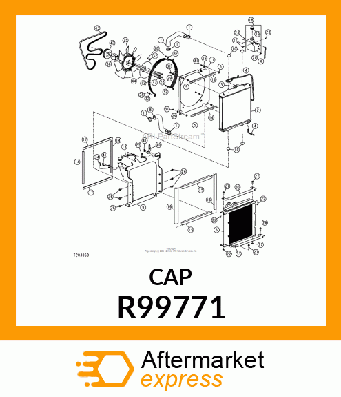 CAP, COOLANT TANK R99771