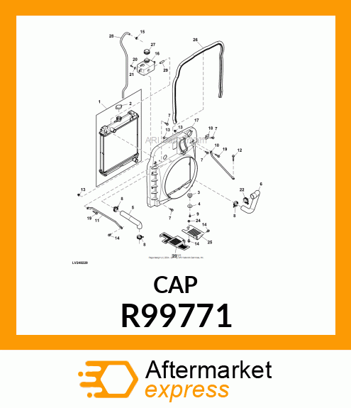 CAP, COOLANT TANK R99771