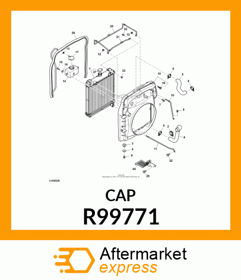 CAP, COOLANT TANK R99771