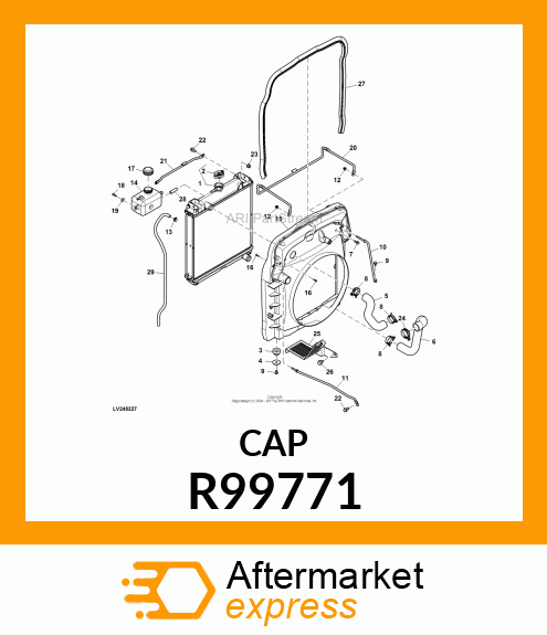 CAP, COOLANT TANK R99771