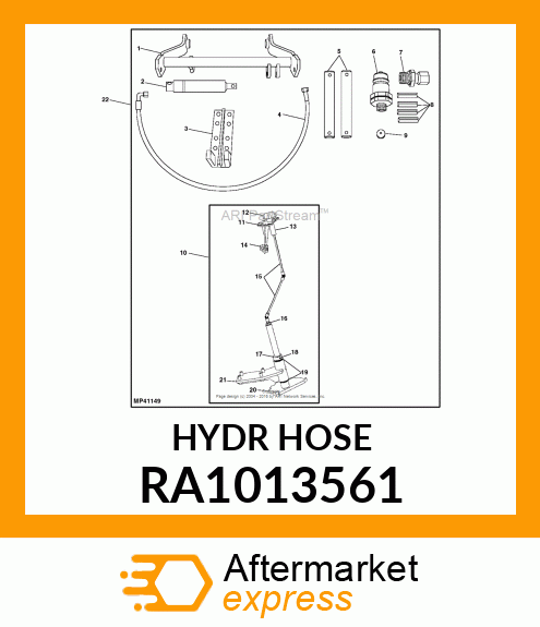 HYDR HOSE RA1013561