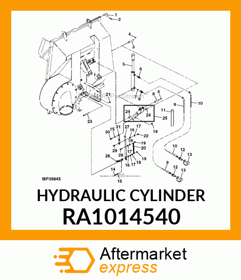 HYDRAULIC CYLINDER RA1014540