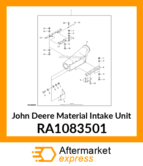 MATERIAL INTAKE UNIT, 7 RA1083501