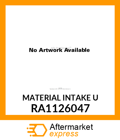 MATERIAL INTAKE U RA1126047