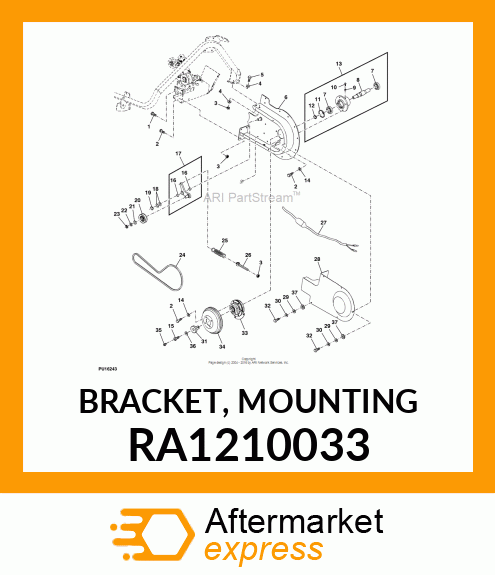 BRACKET, MOUNTING RA1210033