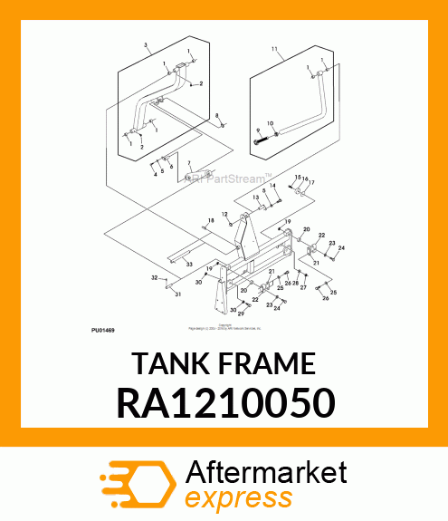 TANK FRAME RA1210050