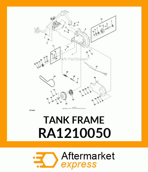 TANK FRAME RA1210050