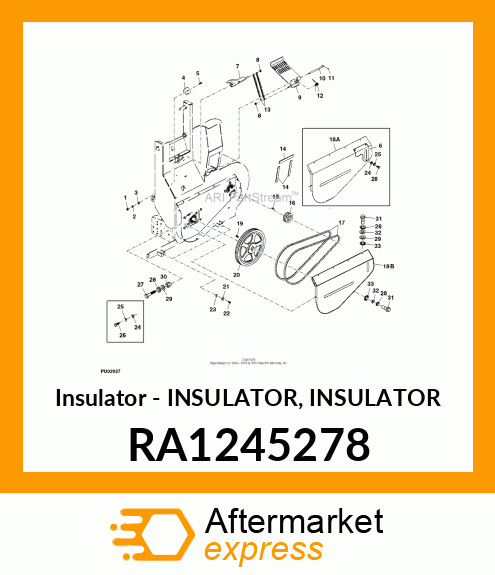 INSULATOR, INSULATOR RA1245278