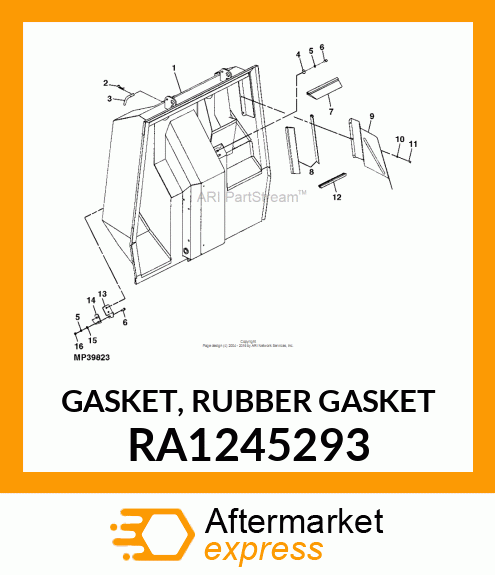 GASKET, RUBBER GASKET RA1245293