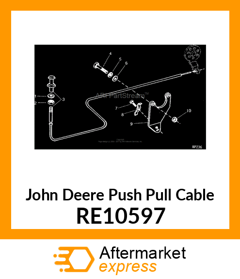 CABLE, PUSH RE10597