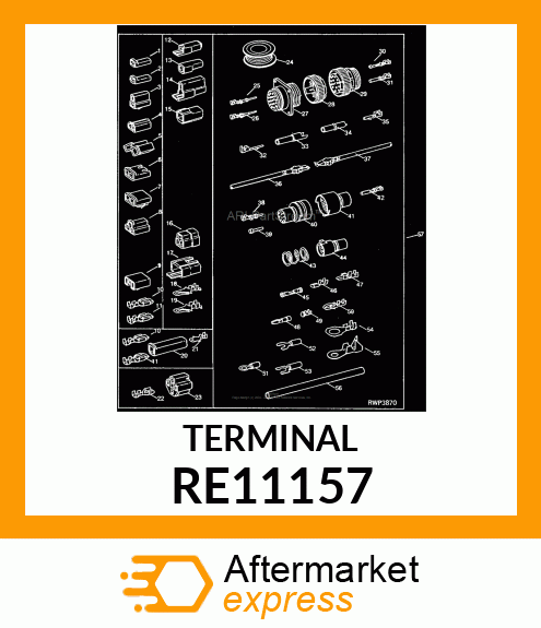 ELEC. CONNECTOR TERMINAL, ASSEMBLY RE11157