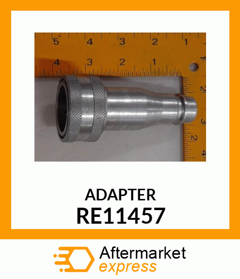 ADAPTER,HYD COUPLER IHC TO ISOFIED RE11457