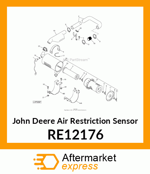 AIR RESTRICTION SENSOR, VACUUM SWIT RE12176