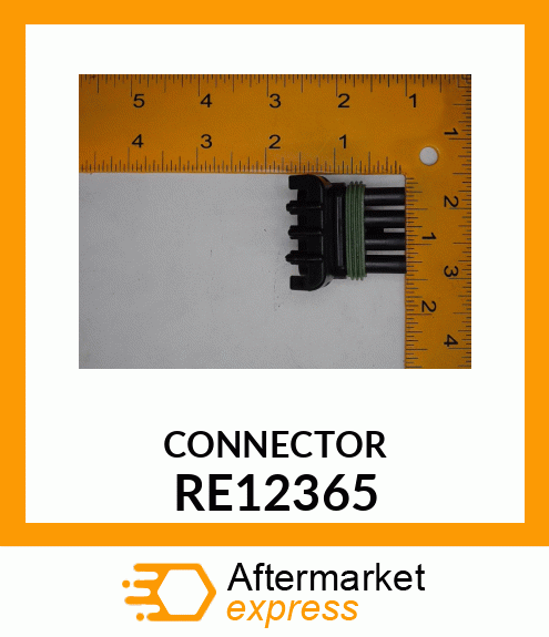 ELECTRICAL CONNECTOR ASSY, FOUR WAY RE12365