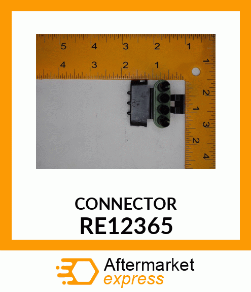 ELECTRICAL CONNECTOR ASSY, FOUR WAY RE12365