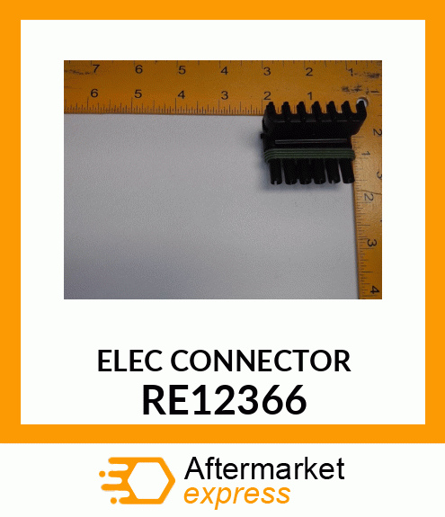 ELECTRICAL CONNECTOR ASSY, SIX WAY RE12366