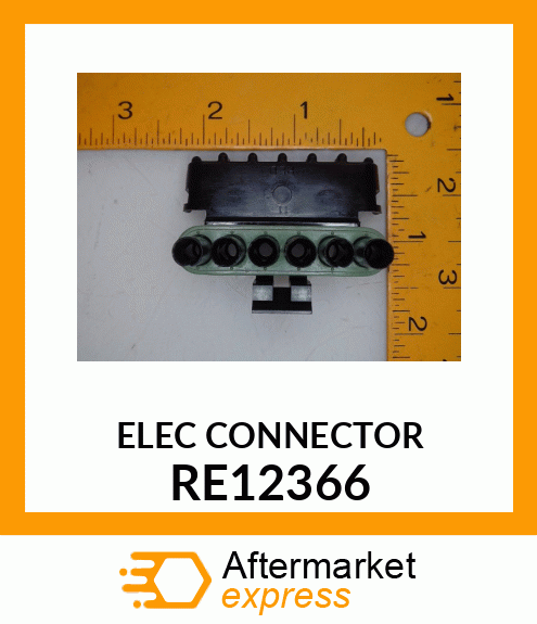 ELECTRICAL CONNECTOR ASSY, SIX WAY RE12366