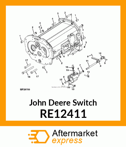 SWITCH, NUETRAL RE12411