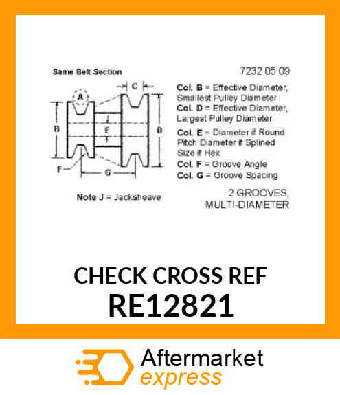 DAMPER,CRANKSHAFT RE12821