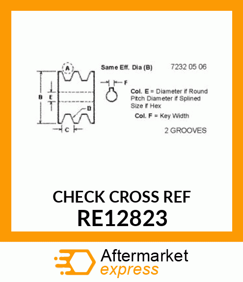 Pulley With Dampener RE12823