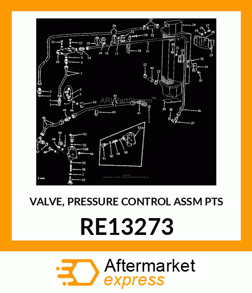 VALVE, PRESSURE CONTROL ASSM (PTS) RE13273