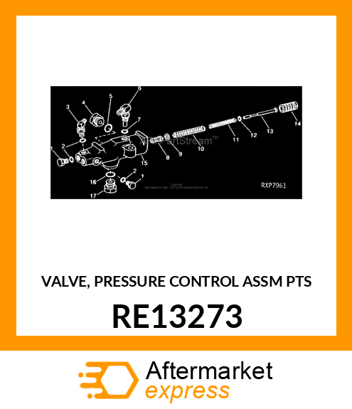 VALVE, PRESSURE CONTROL ASSM (PTS) RE13273