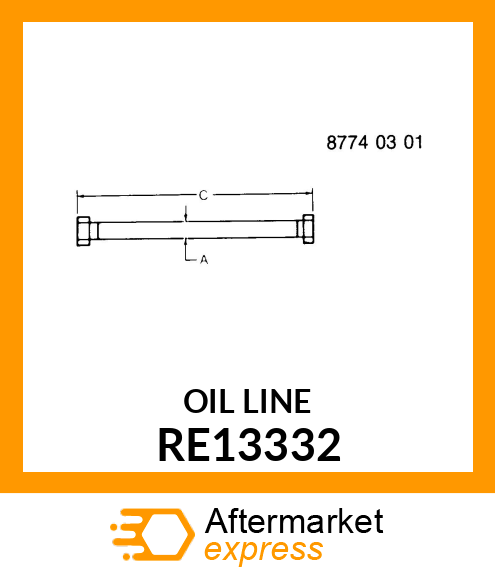 OIL LINE RE13332