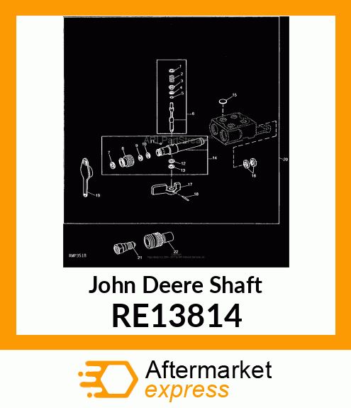 SHAFT, ASSEMBLY RE13814