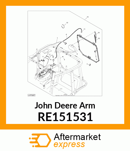 ARM, WIPER RE151531